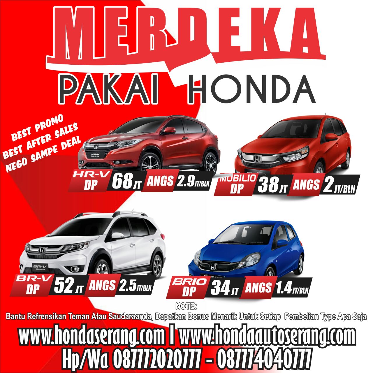 PROMO HARI KEMERDEKAAN RI 17 AGUSTUS 2017