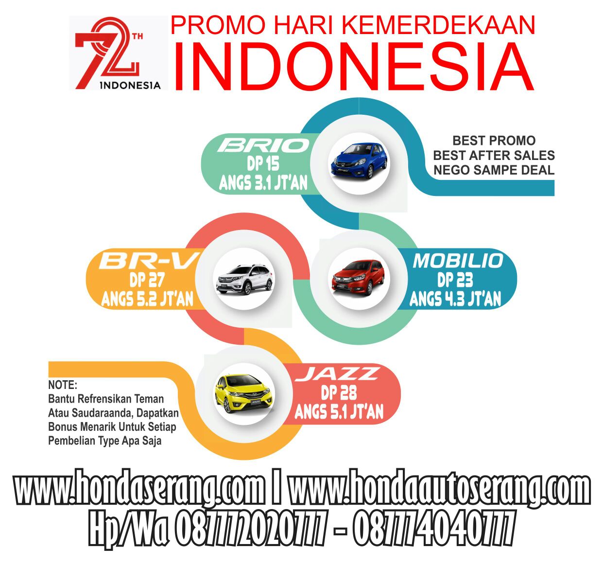 promo hari kemerdekaan RI 17 Agustus 2017